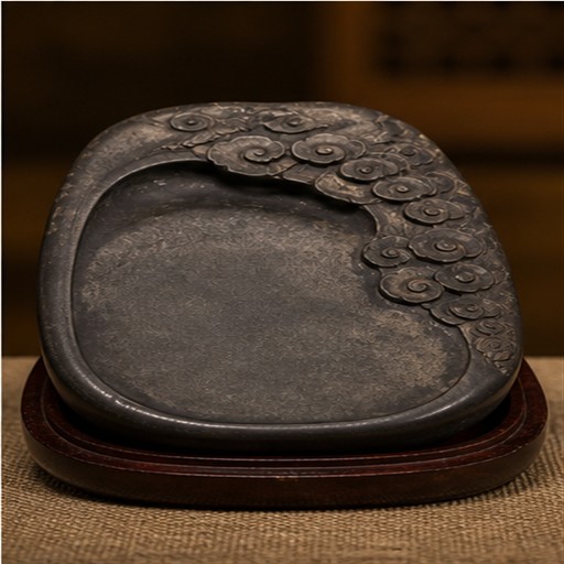 云纹端砚文房藏品