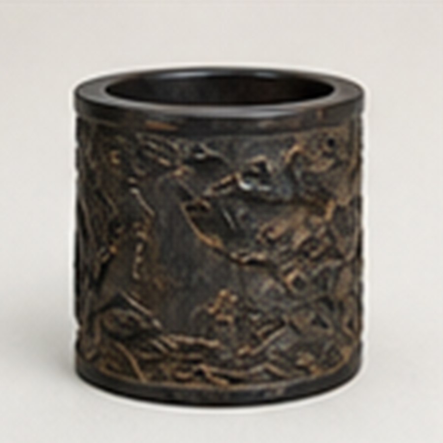 雅藏木雕如意 · 手工雕制
