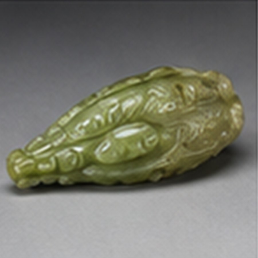 古韵青玉双鱼佩 · 老味十足
